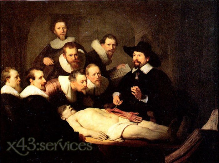 Rembrandt - Anatomie des Doktors Nicolaes Tulp - Anatomy of Doctor Nicolaes Tulp